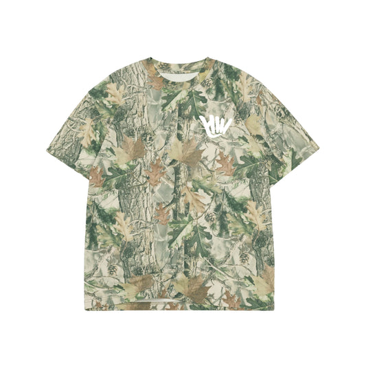 HW Shaka OG Logo Wood Camo T-Shirt