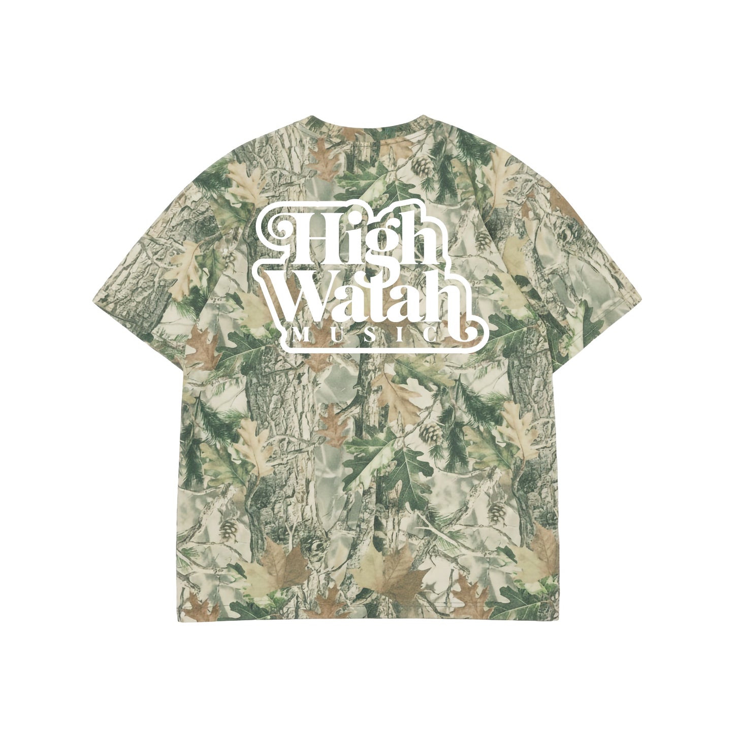 HW Shaka OG Logo Wood Camo T-Shirt
