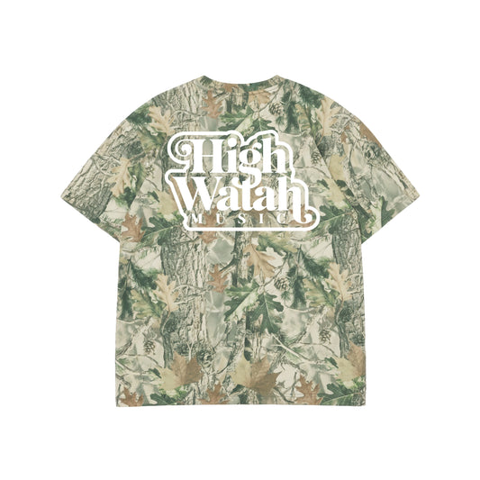 HW Shaka OG Logo Wood Camo T-Shirt