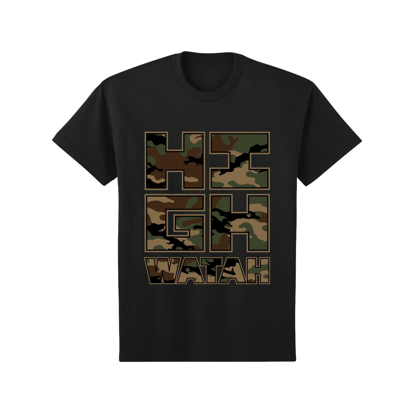 HW x HIFI Woodland Camo T-Shirt