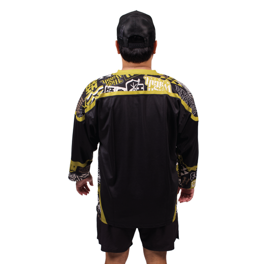 High Watah X Hawaii's Finest Sticker Bomb Hockey Jersey
