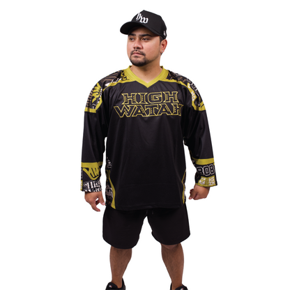 High Watah X Hawaii's Finest Sticker Bomb Hockey Jersey